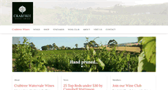 Desktop Screenshot of crabtreewines.com.au